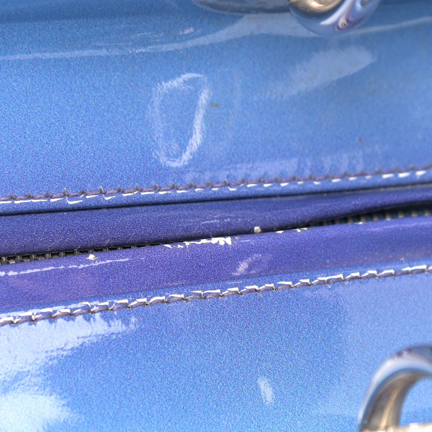 Patent Gradient Medium Lady Dior Purple Blue