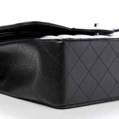 Chanel Caviar Quilted Jumbo Double Flap Black 8 of 11