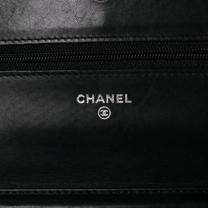 Chanel Caviar Timeless CC Wallet On Chain WOC Black 6 of 8