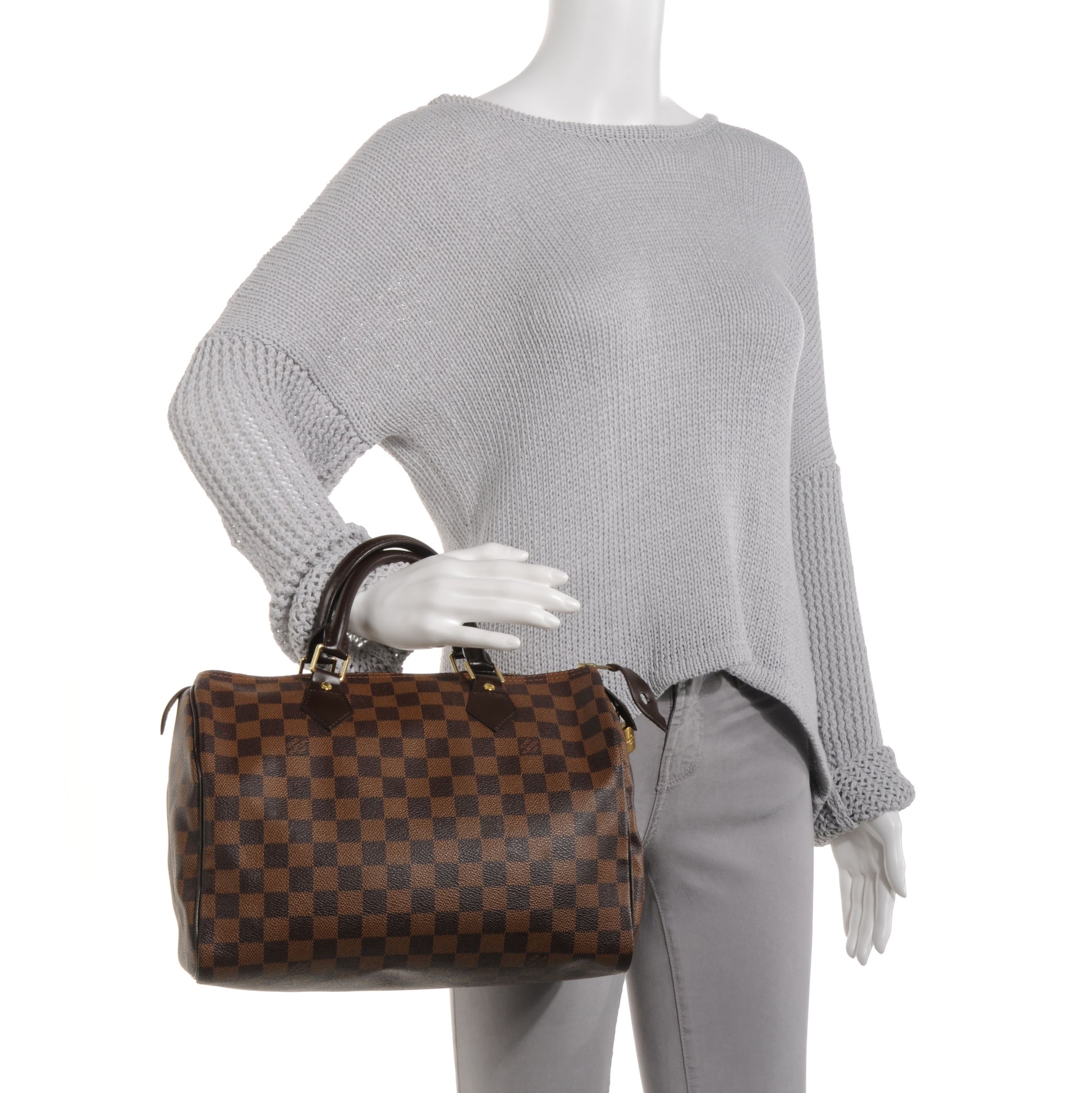 Louis Vuitton Damier Ebene Speedy 30 2 of 6
