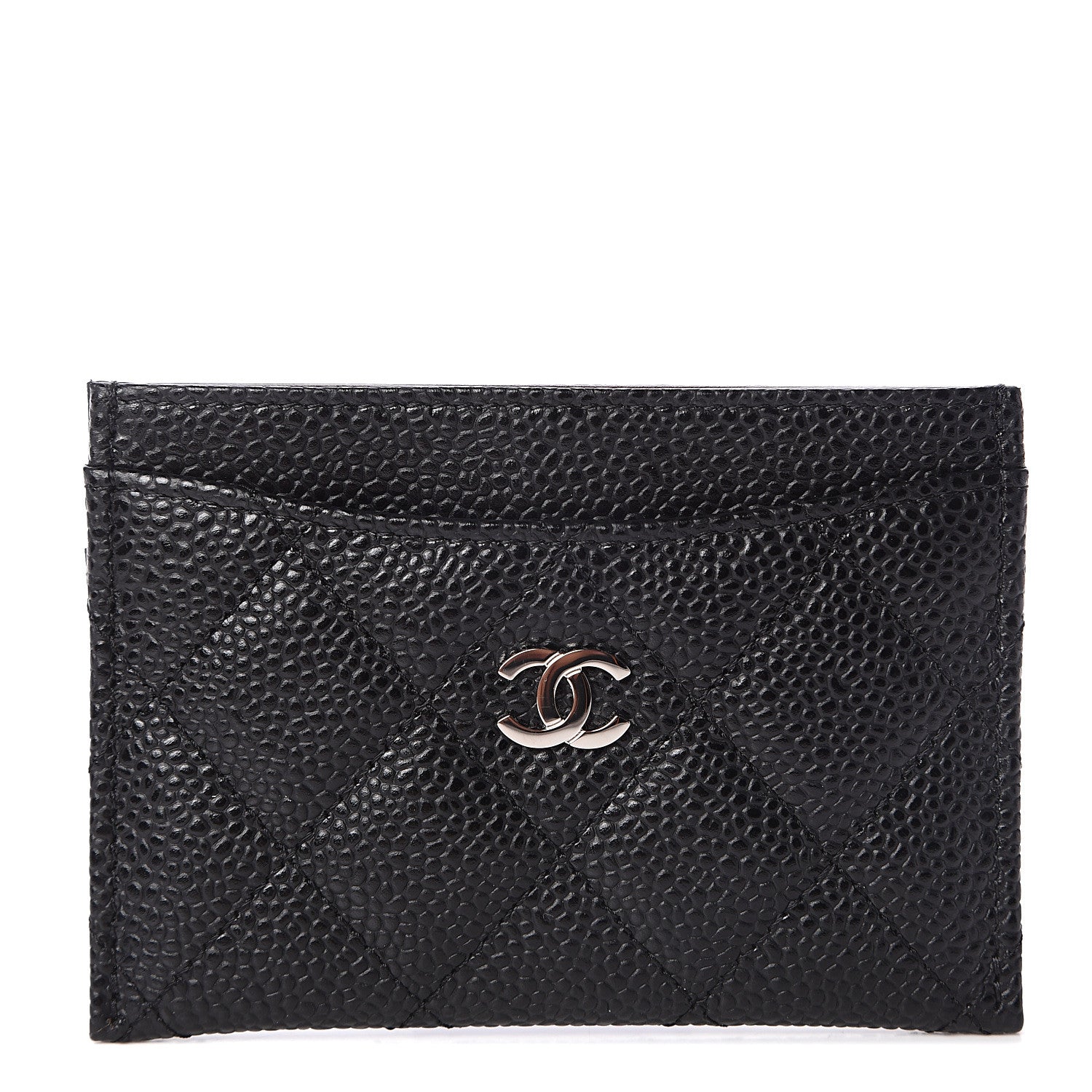 Chanel Caviar Quilted Card Holder Black 1 of 6