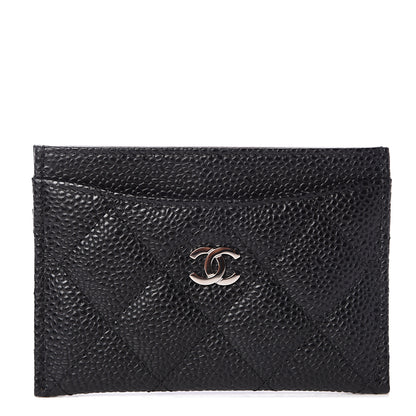 Chanel Caviar Quilted Card Holder Black 1 of 6