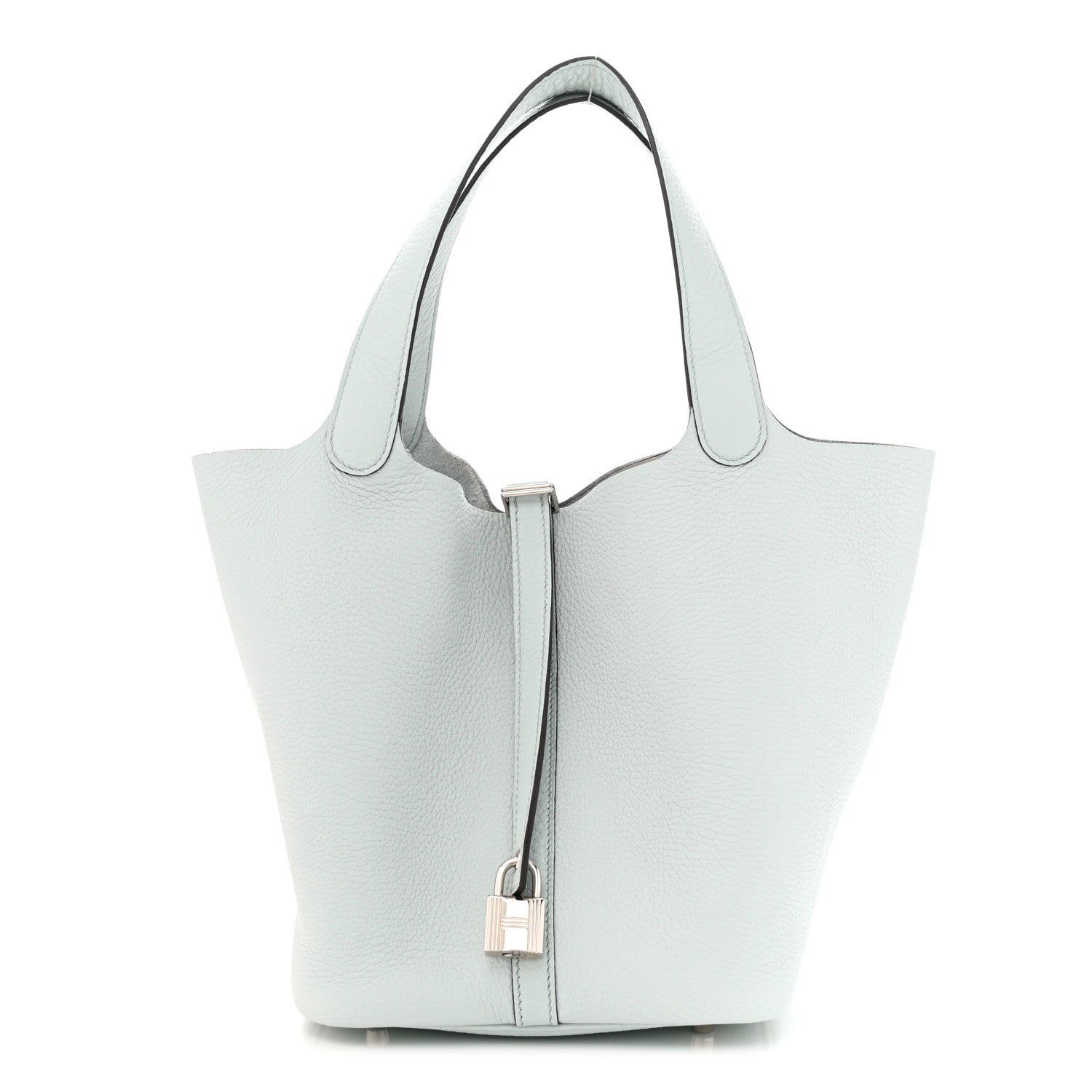 Hermes Taurillon Clemence Picotin Lock 22 MM Bleu Pale 1 of 11