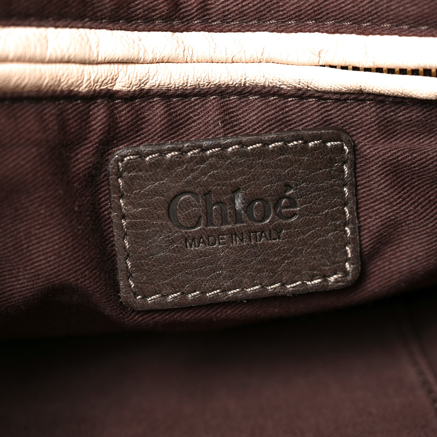 Chloe Calfskin Medium Paraty Chocolate 6 of 10