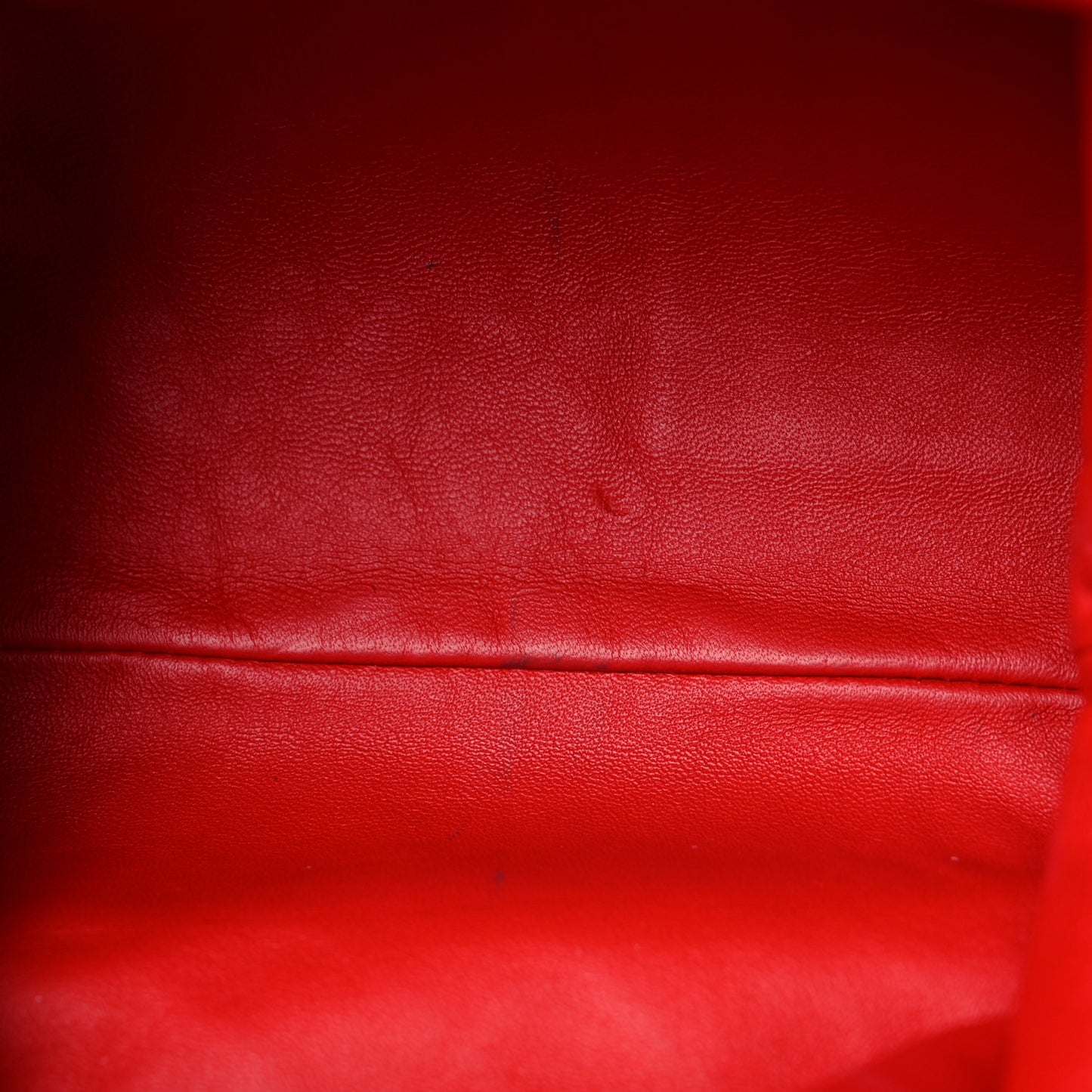 Nappa Intrecciato The Mini Pouch Bright Red