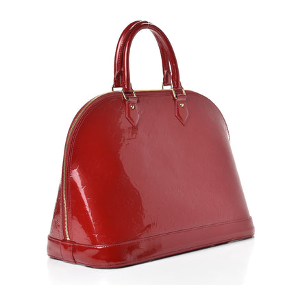 Louis Vuitton Vernis Alma GM Pomme D'Amour 2 of 14
