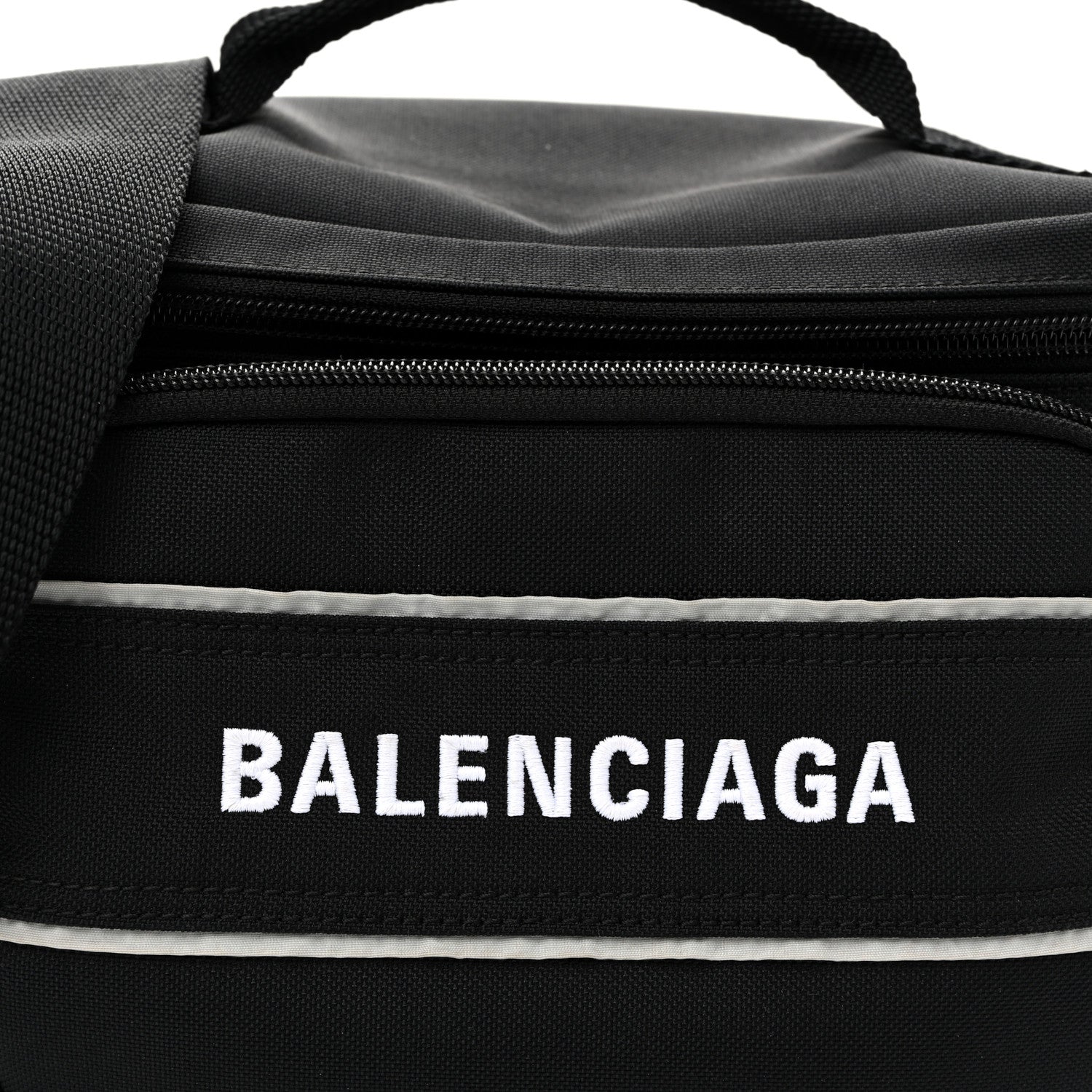 Balenciaga Nylon Logo Sport Camera Bag Black 8 of 10