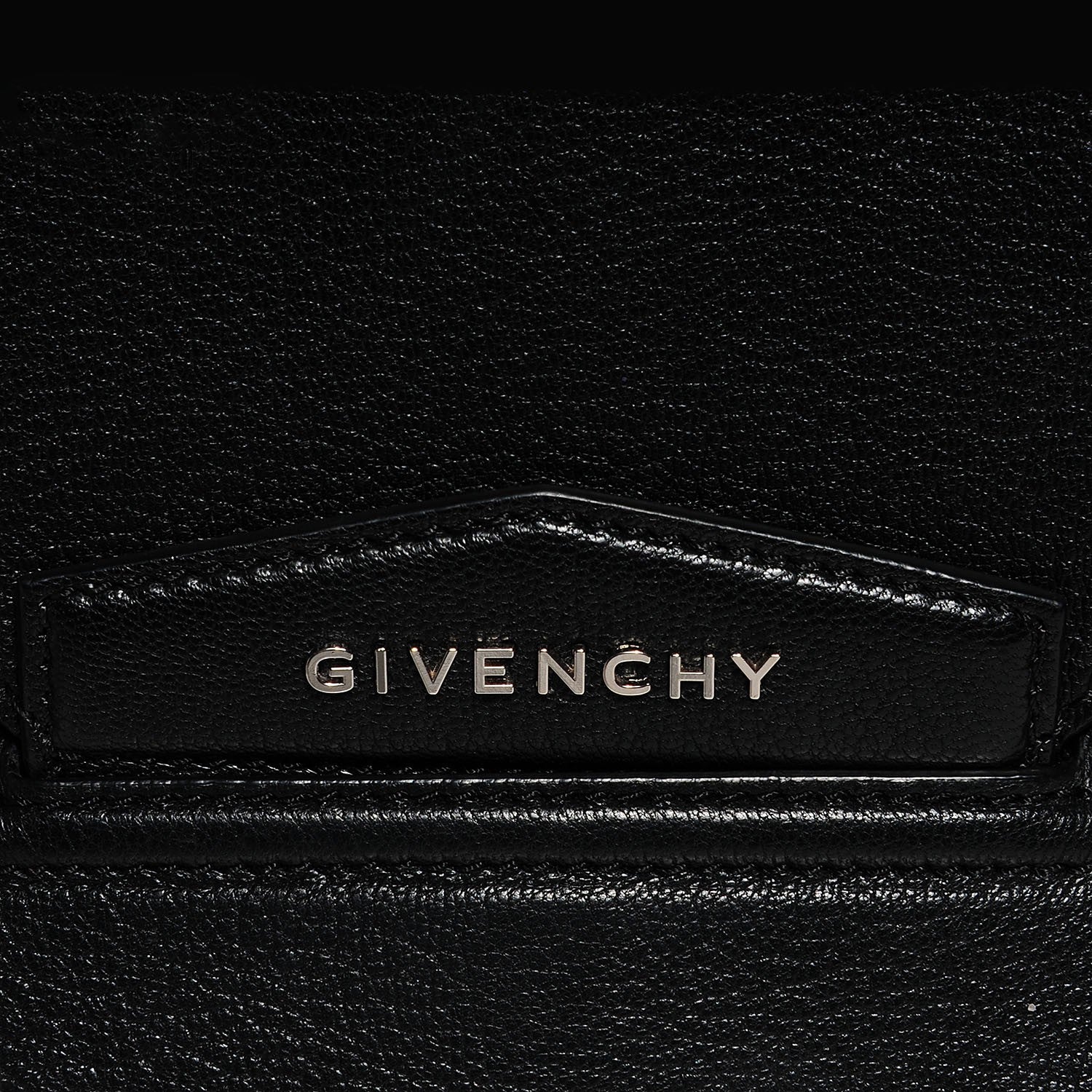 Givenchy Sugar Goatskin Medium Antigona Envelope Clutch Black 5 of 9