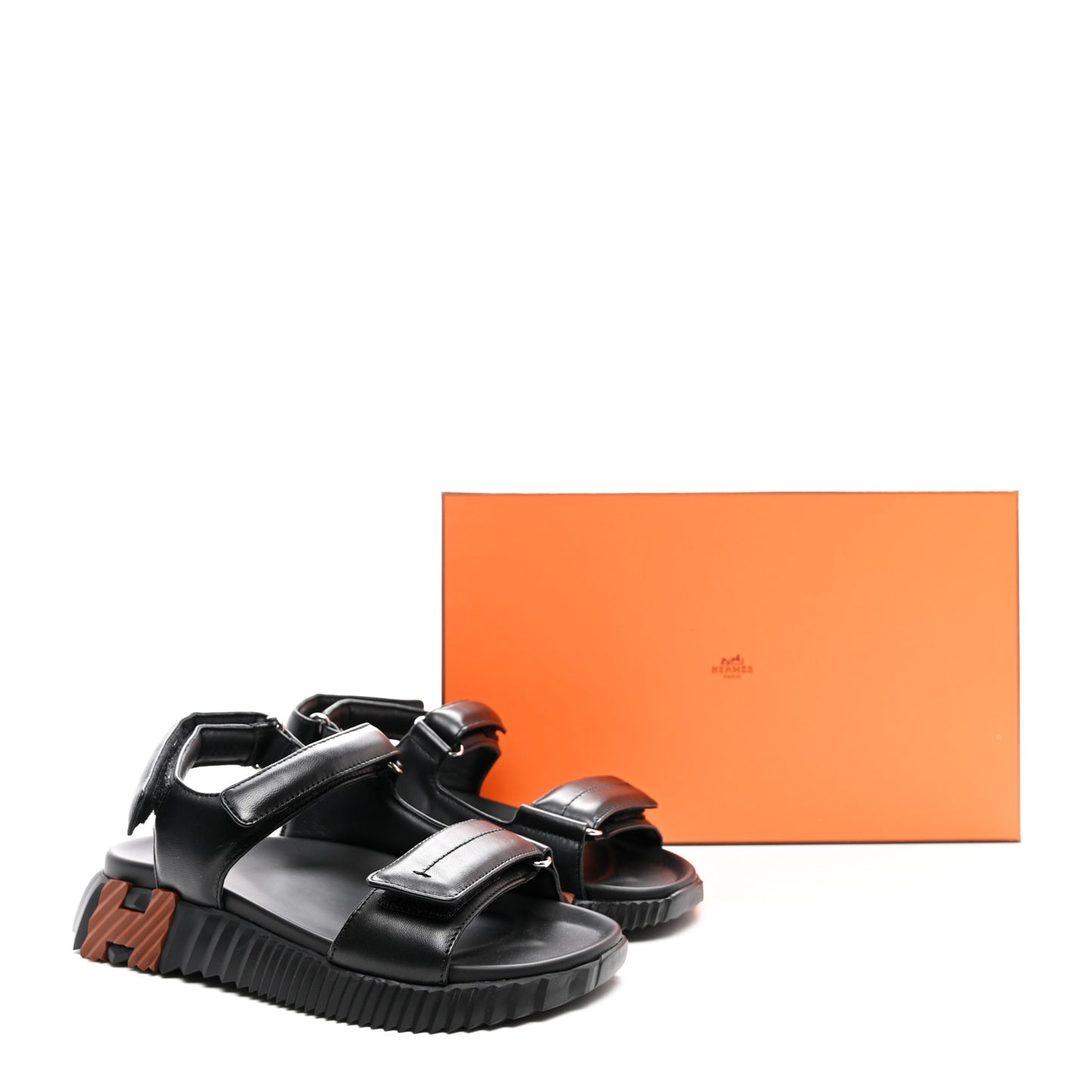 Nappa Junior Sandals 38 Black
