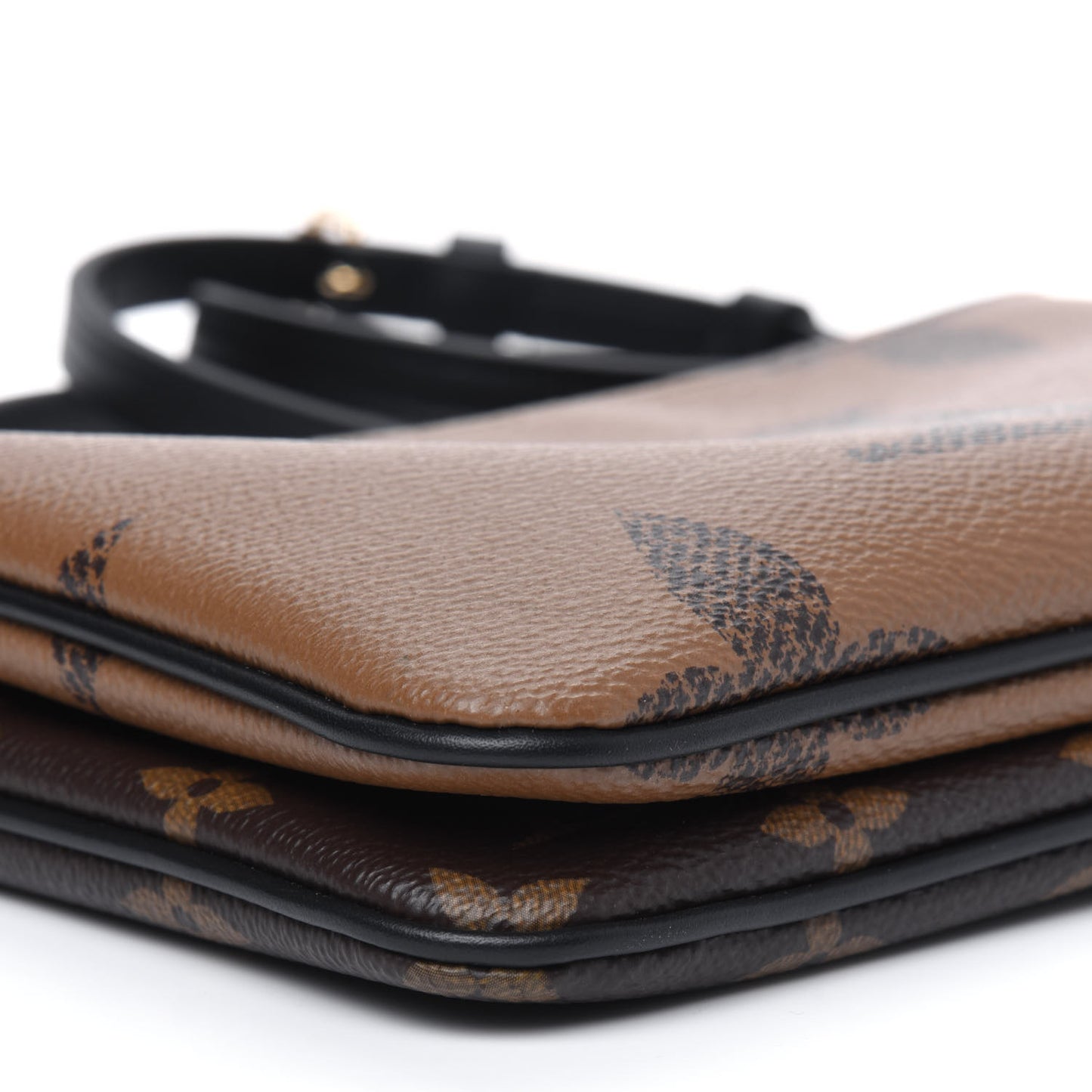 Reverse Monogram Giant Double Zip Pochette