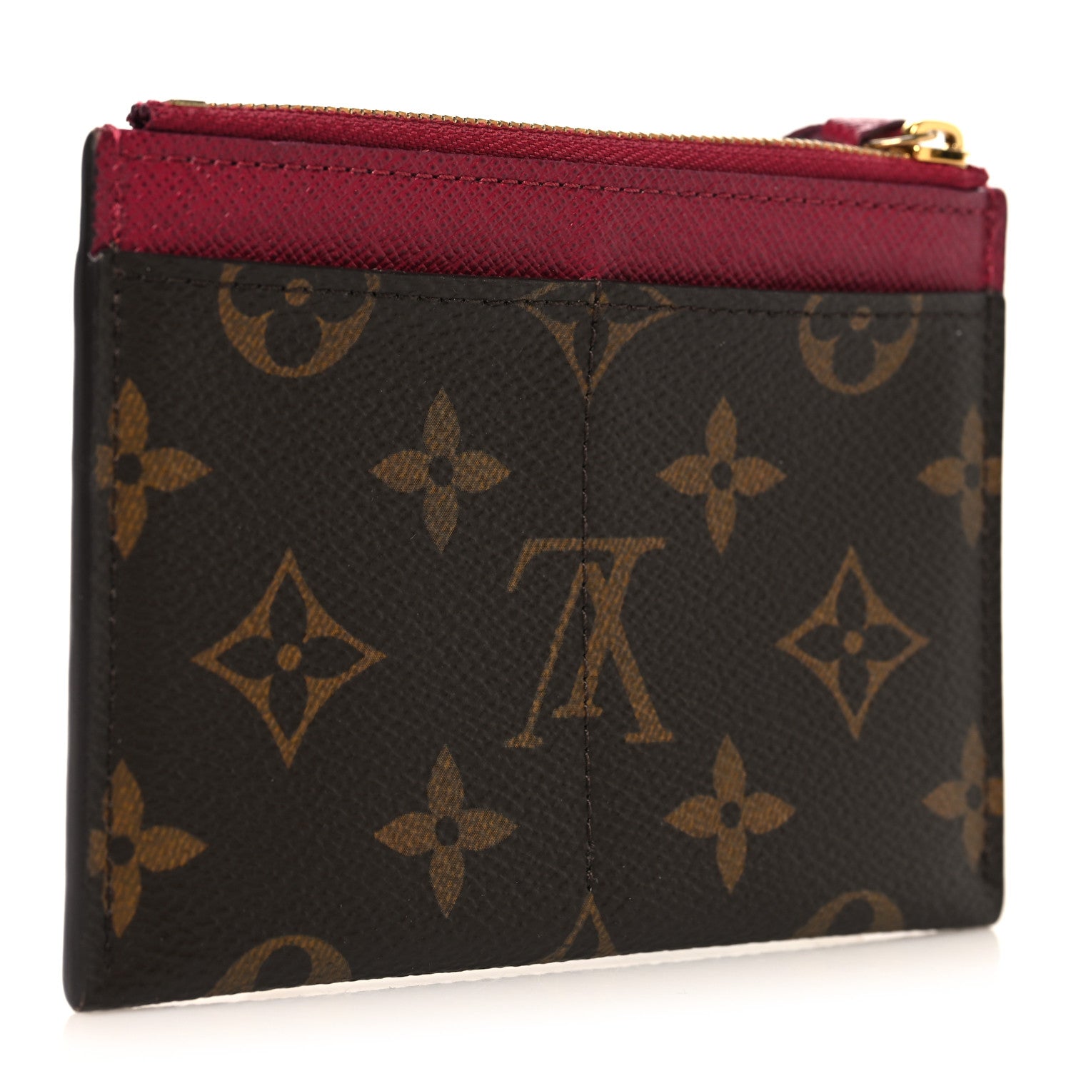 Louis Vuitton Monogram Zipped Card Holder Fuchsia 3 of 6