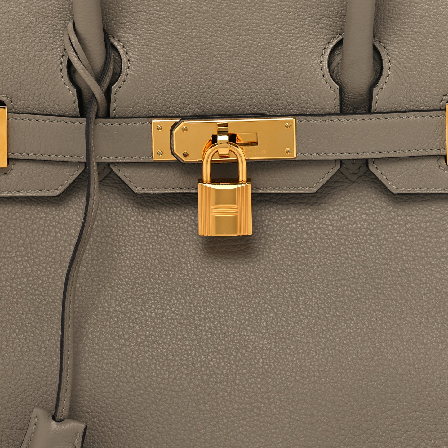 Taurillon Novillo Birkin 30 Gris Asphalte