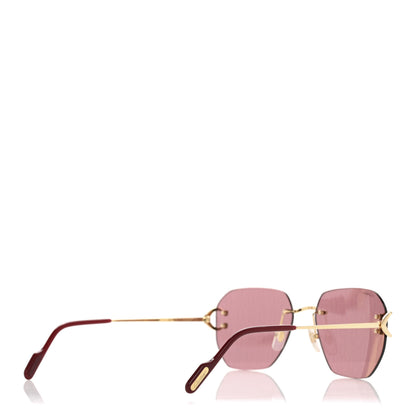 Cartier Signature C De Cartier Sunglasses CT0394S Gold Red 4 of 8