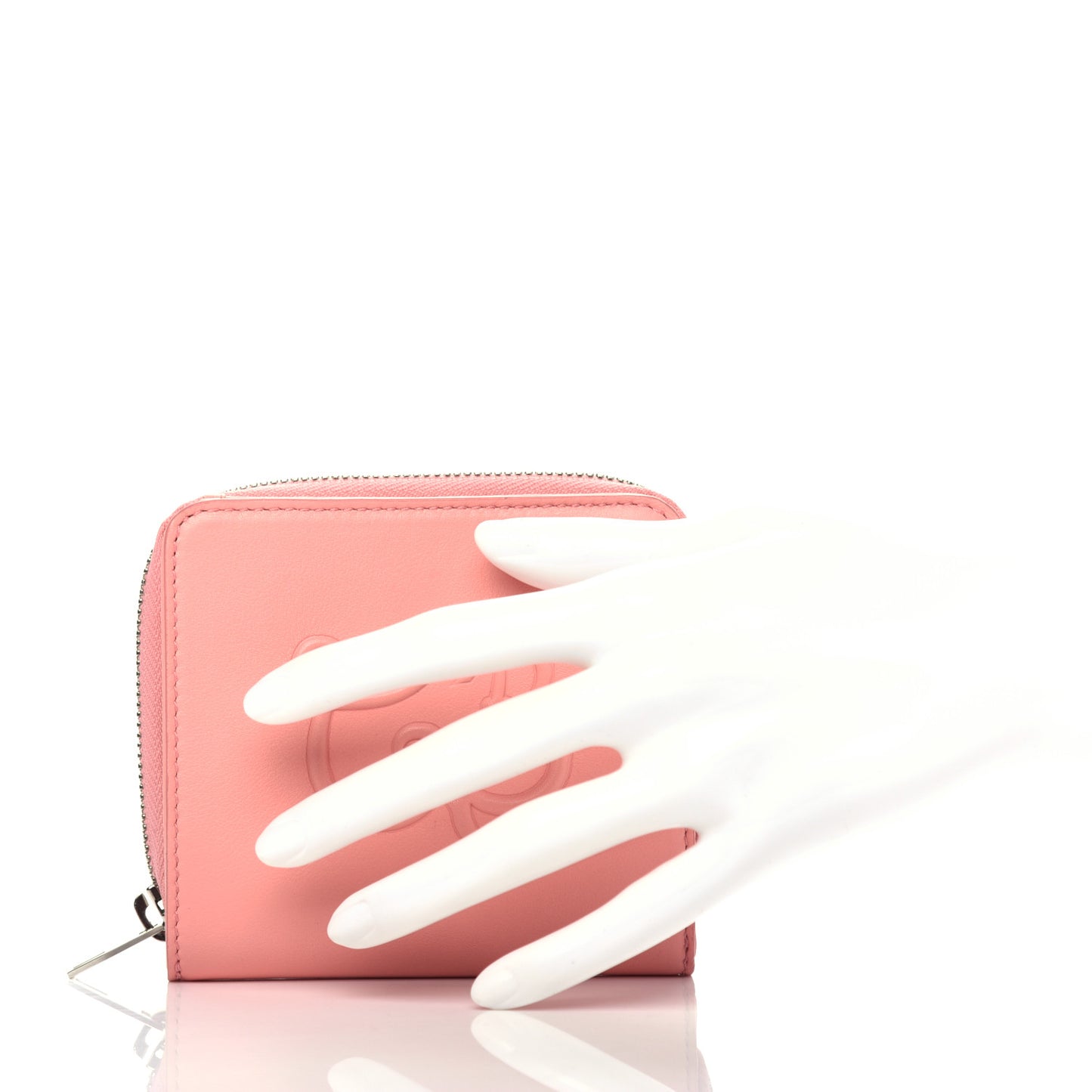 Goatskin Everyday Multi Zip Wallet Rose