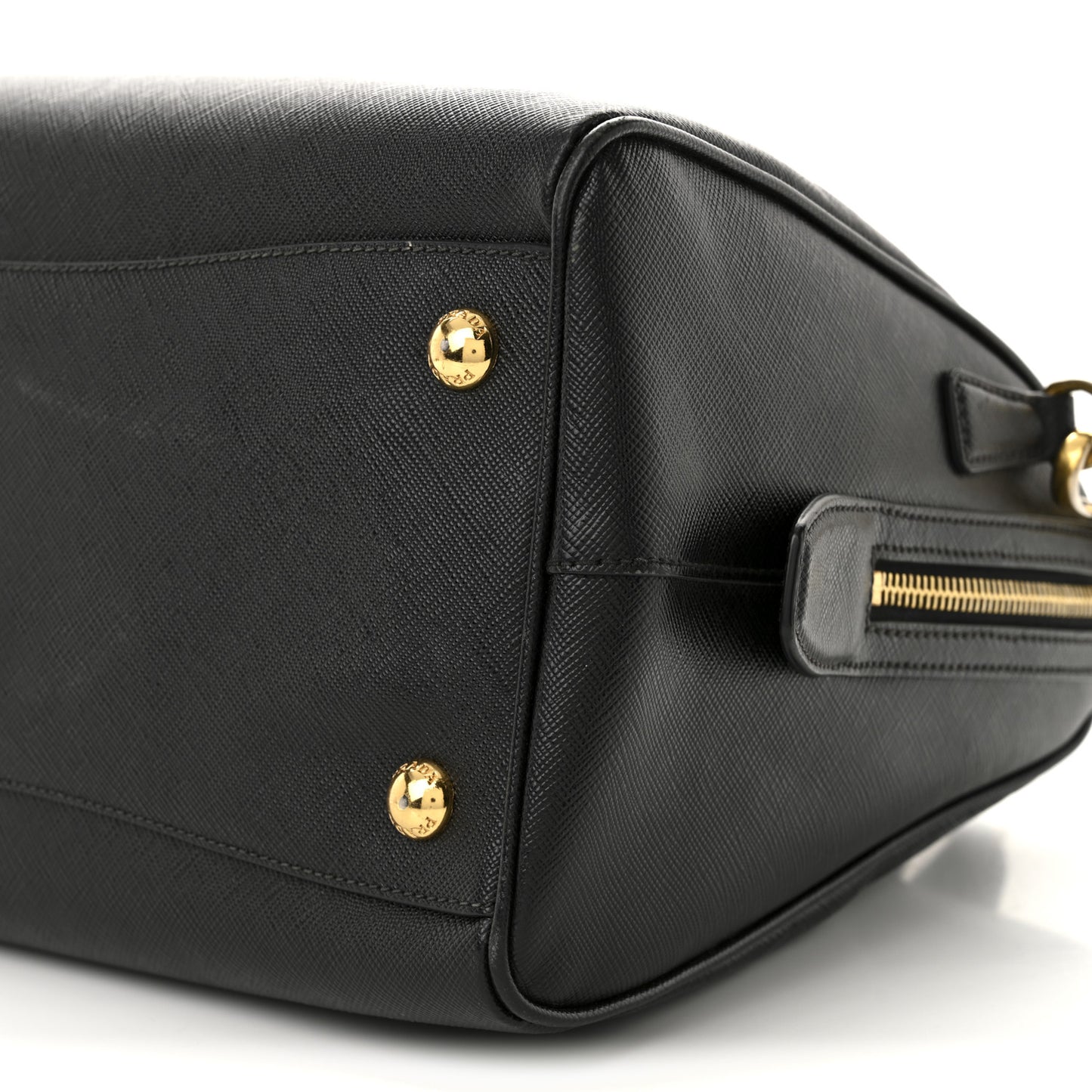 Saffiano Lux Bowler Black