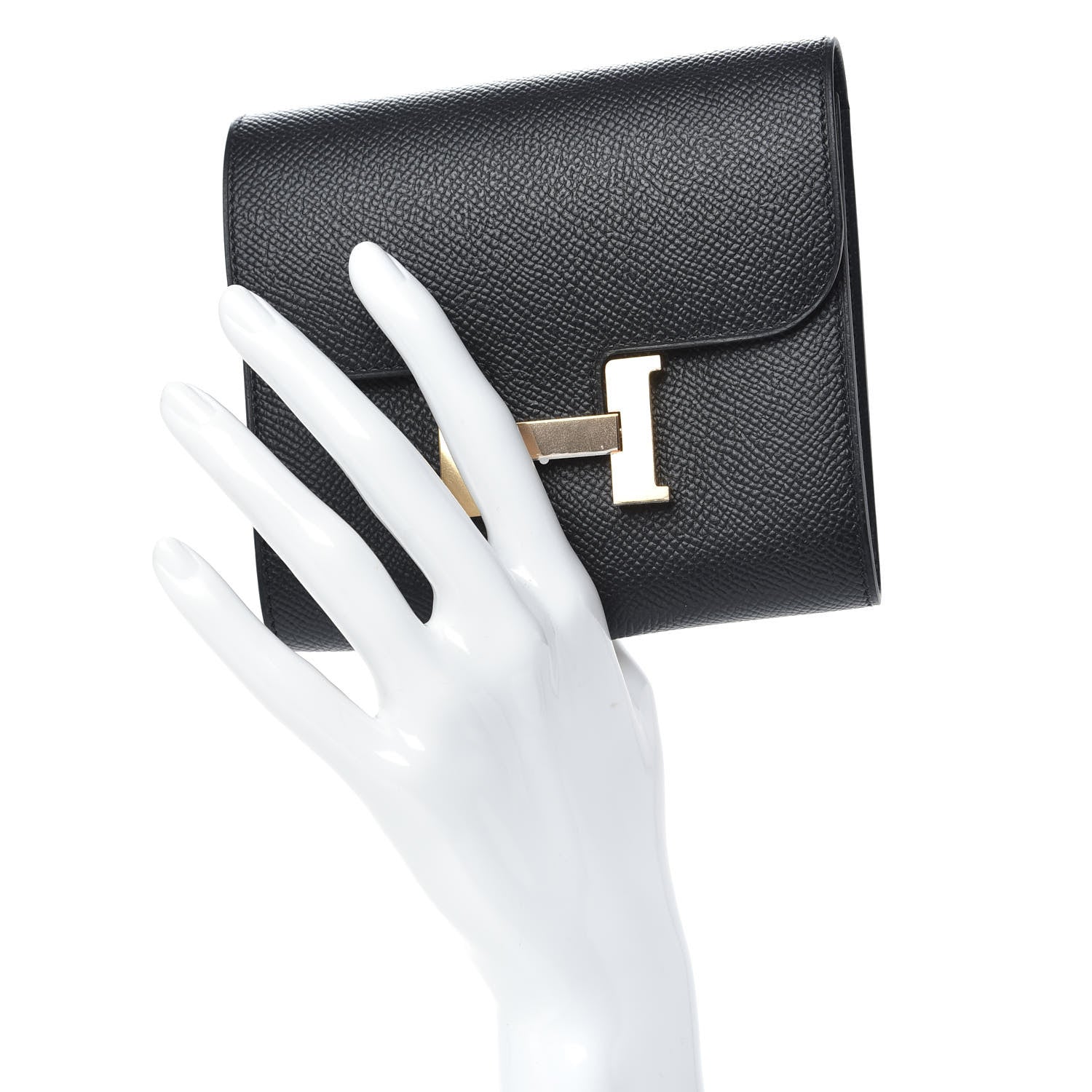 Hermes Epsom Constance Short Wallet Black 2 of 7