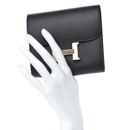 Hermes Epsom Constance Short Wallet Black 2 of 7