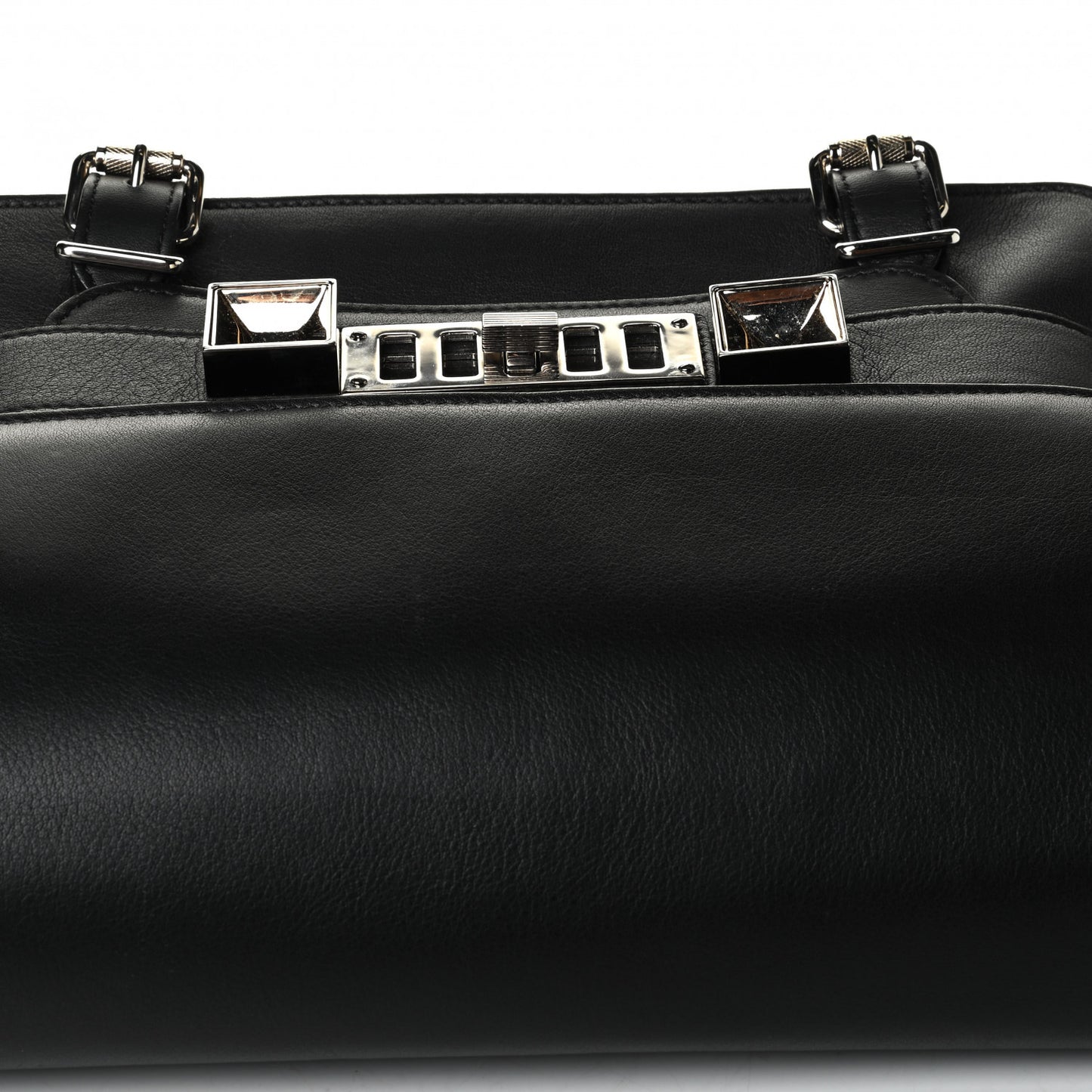 Calfskin PS11 Classic Shoulder Bag Black