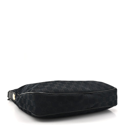 Gucci Monogram Medium Charmy Hobo Black 4 of 10