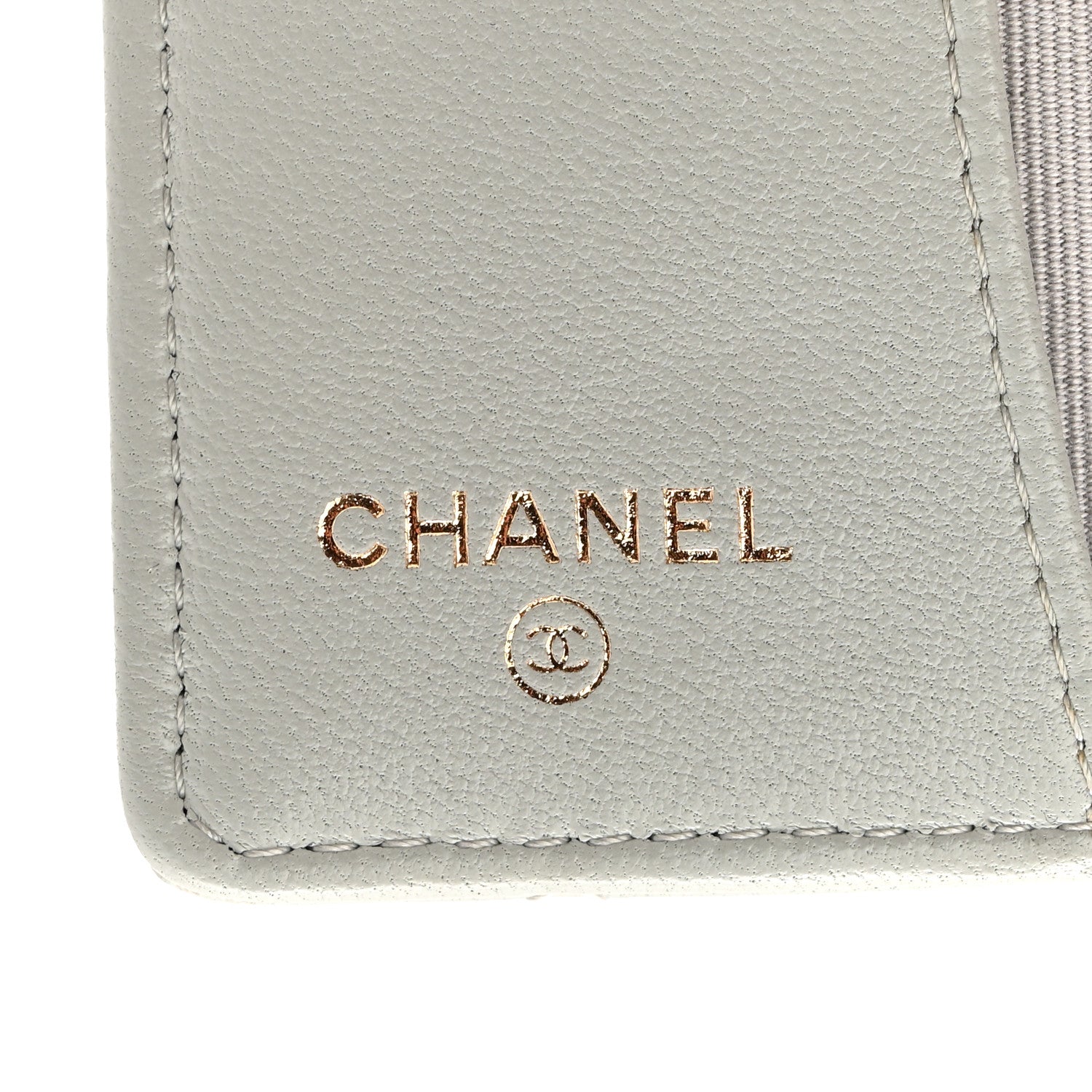 Chanel Lambskin Quilted Classic 4 Key Holder Wallet Grey 6 of 9