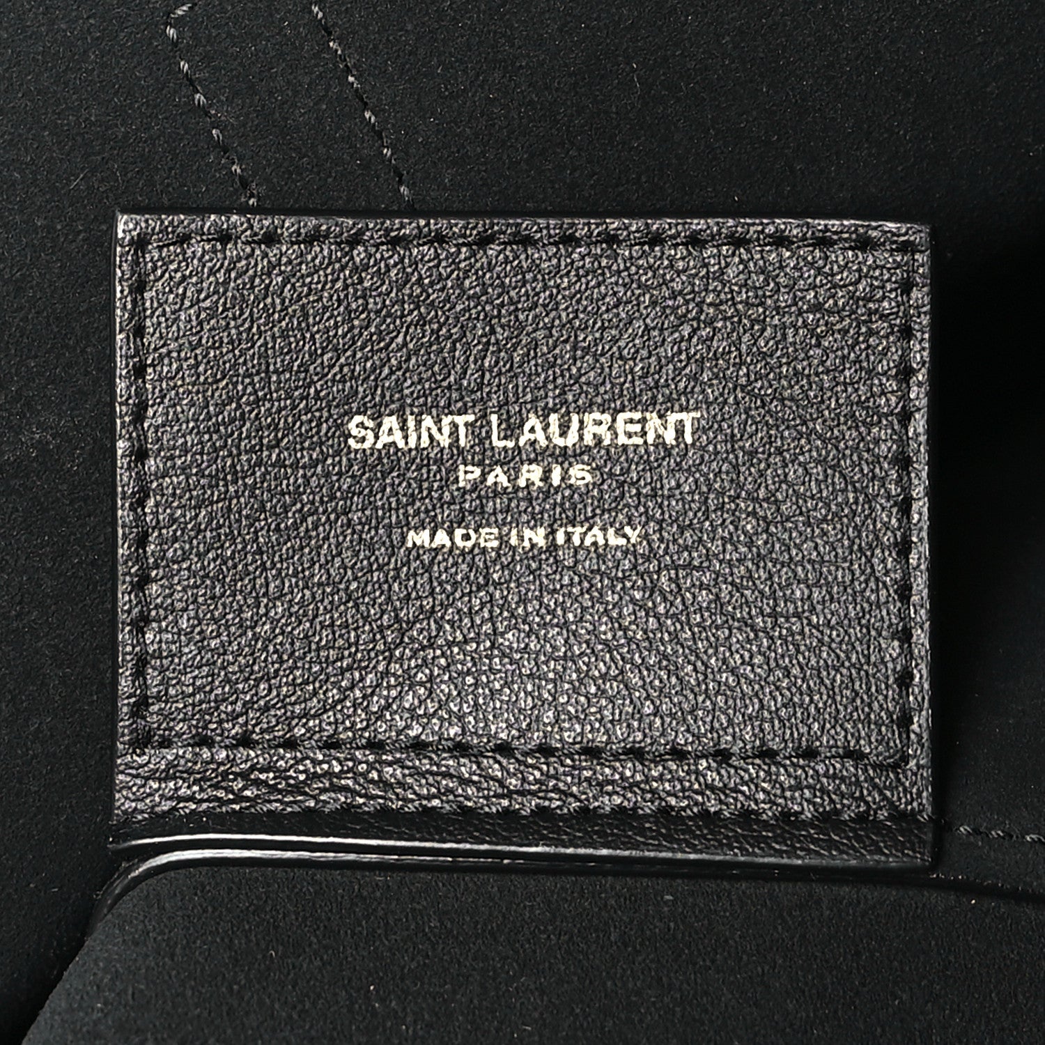 Saint Laurent Calfskin Large Shopping Tote Black 7 of 11