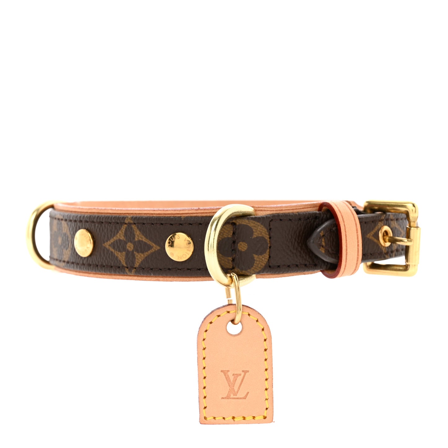 Monogram Baxter Dog Collar MM