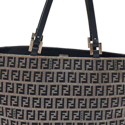 Fendi Zucchino Shopping Tote Navy 8 of 10