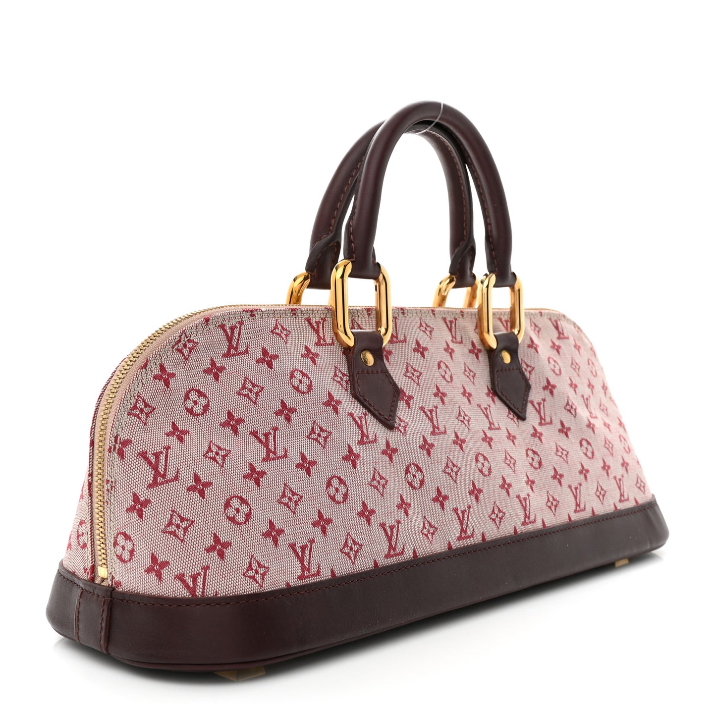 Mini Monogram Alma Long Cherry