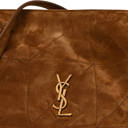 Saint Laurent Suede Monogram Medium Jamie Shoulder Pouch Bag Caramel Cognac 8 of 10