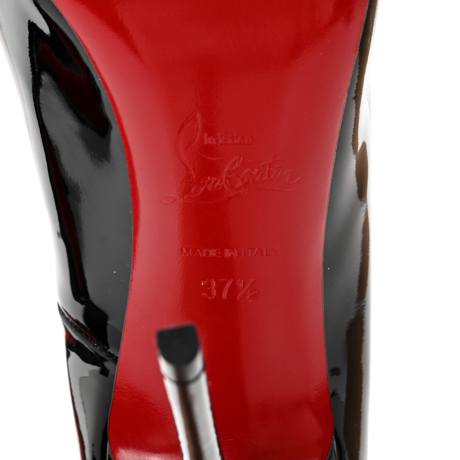 Christian Louboutin Patent So Kate 120 Pumps 37.5 Black 6 of 8