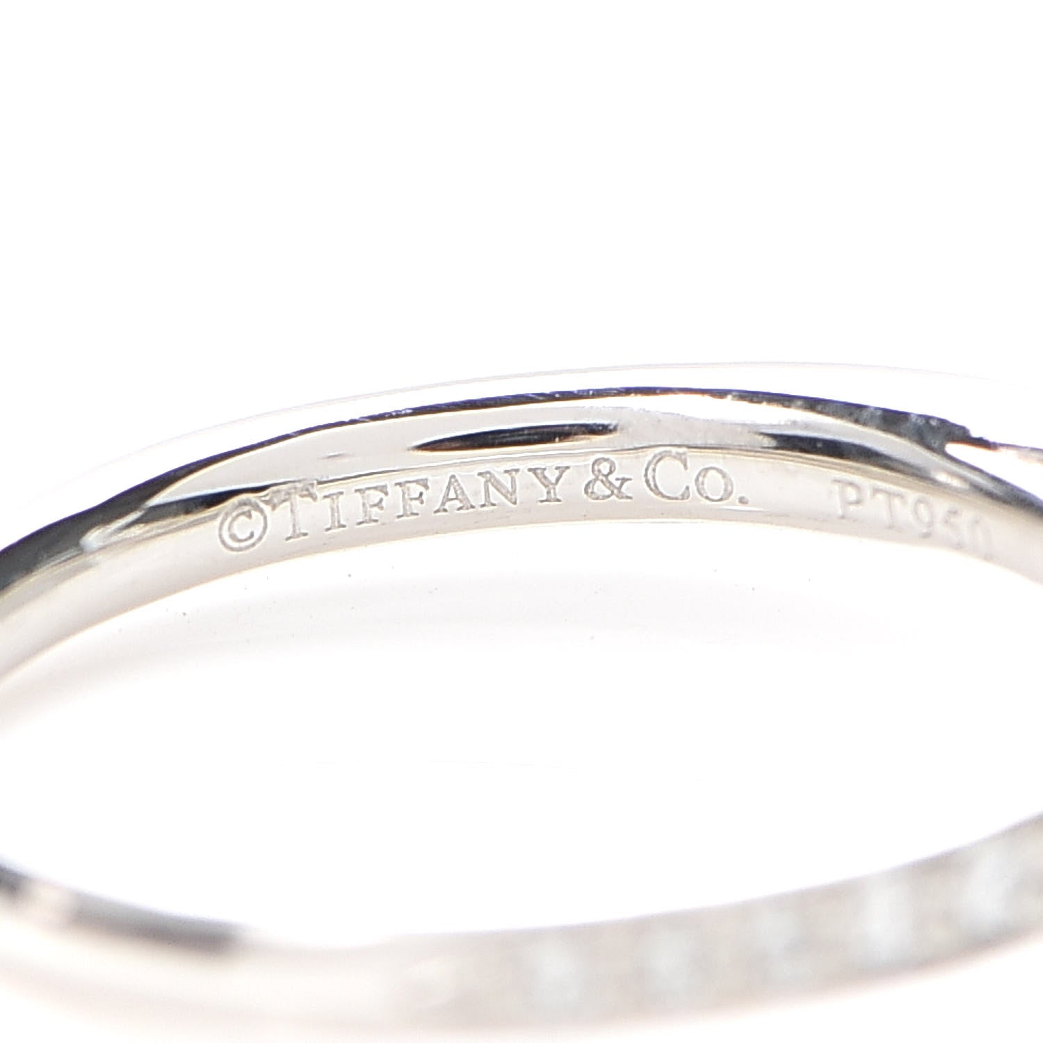 Tiffany Platinum Diamond .34ct Round Brilliant Harmony Engagement Ring 48 4.5 6 of 8