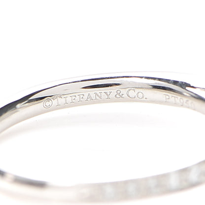 Tiffany Platinum Diamond .34ct Round Brilliant Harmony Engagement Ring 48 4.5 6 of 8