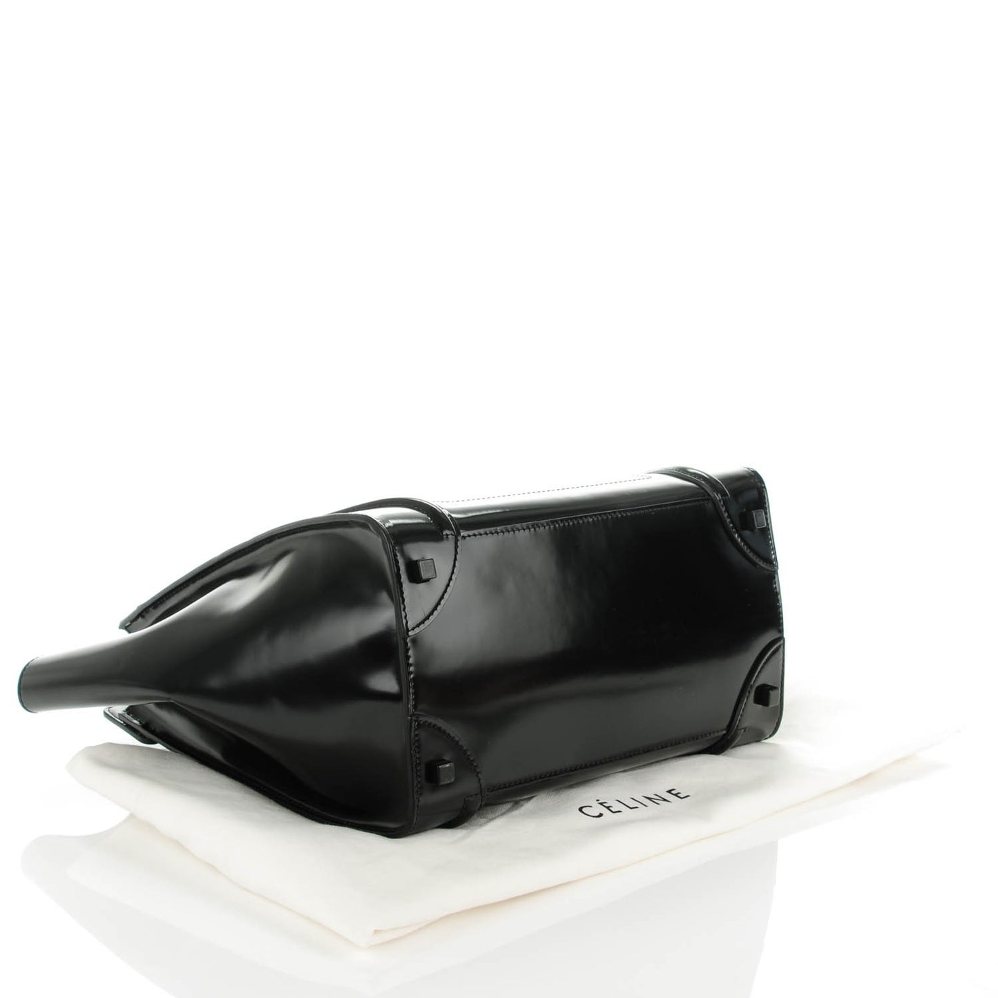 Spazzolato Calfskin Mini Luggage Black
