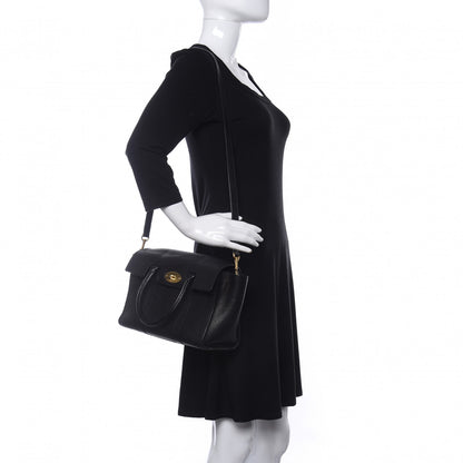 Mulberry Classic Grain Small New Bayswater Black 2 of 12