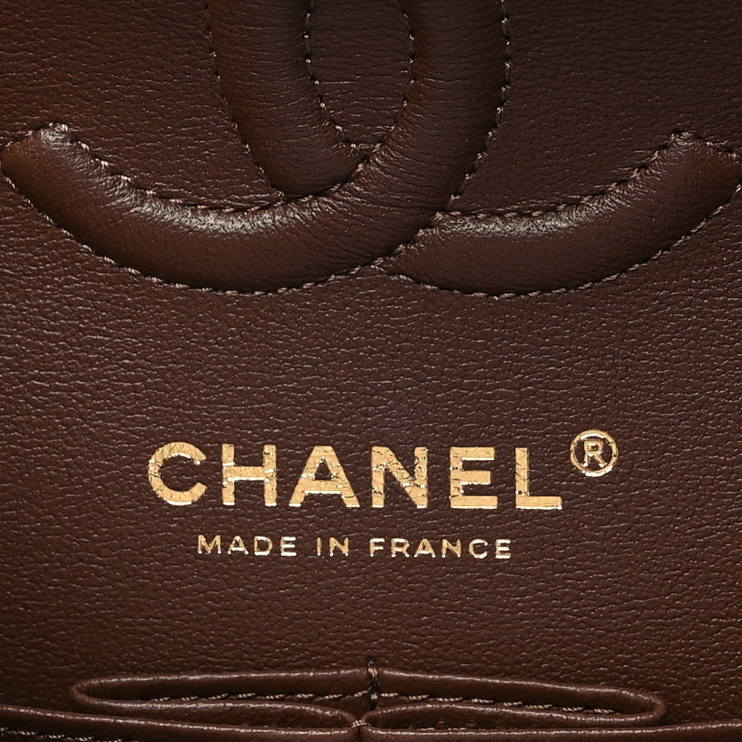 Chanel Lambskin Quilted Small Double Flap Dark Brown 6 of 10