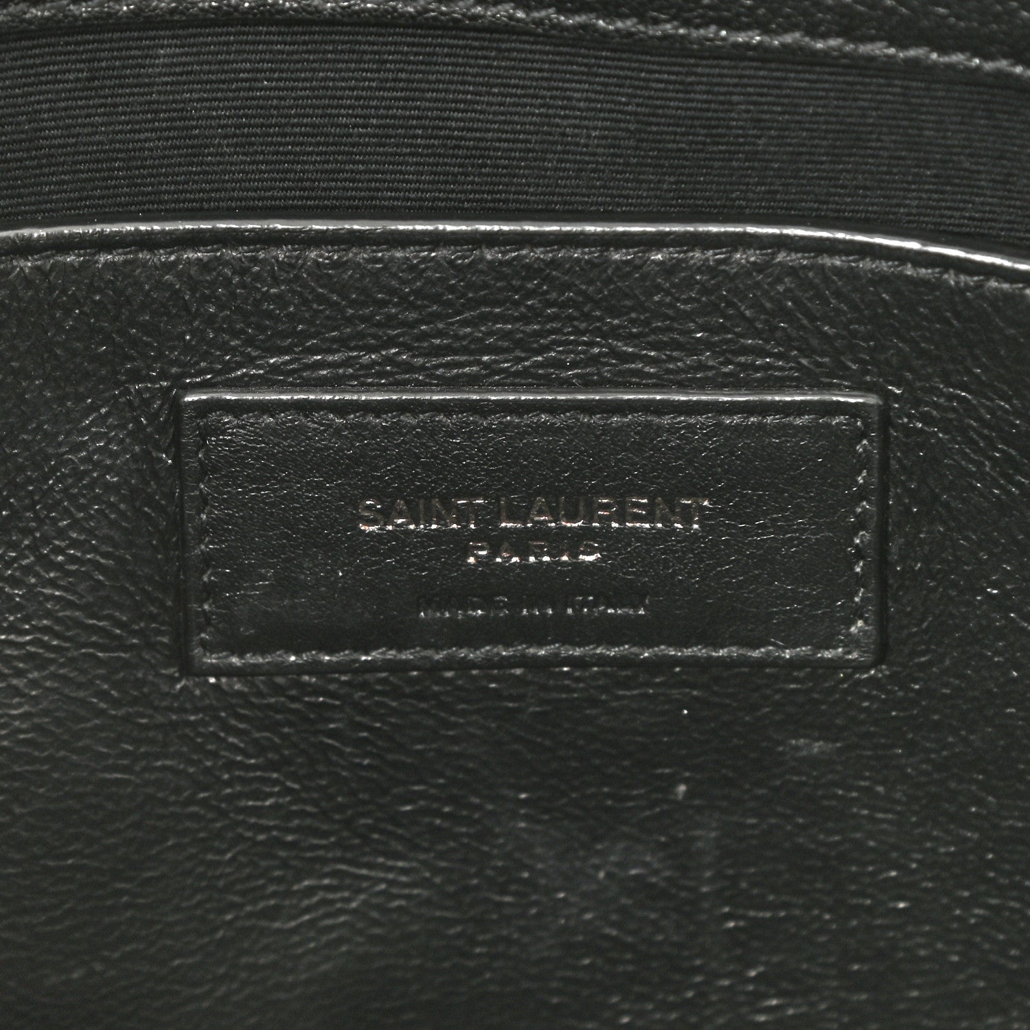 Saint Laurent Lambskin Quilted Small Becky Chain Bag Black 6 of 12