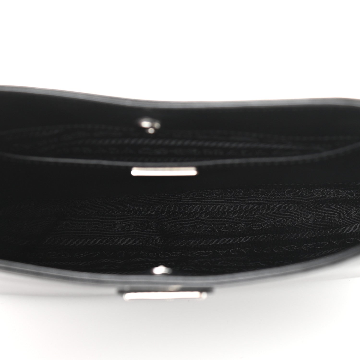 Prada Spazzolato Cleo Shoulder Bag Black 5 of 10