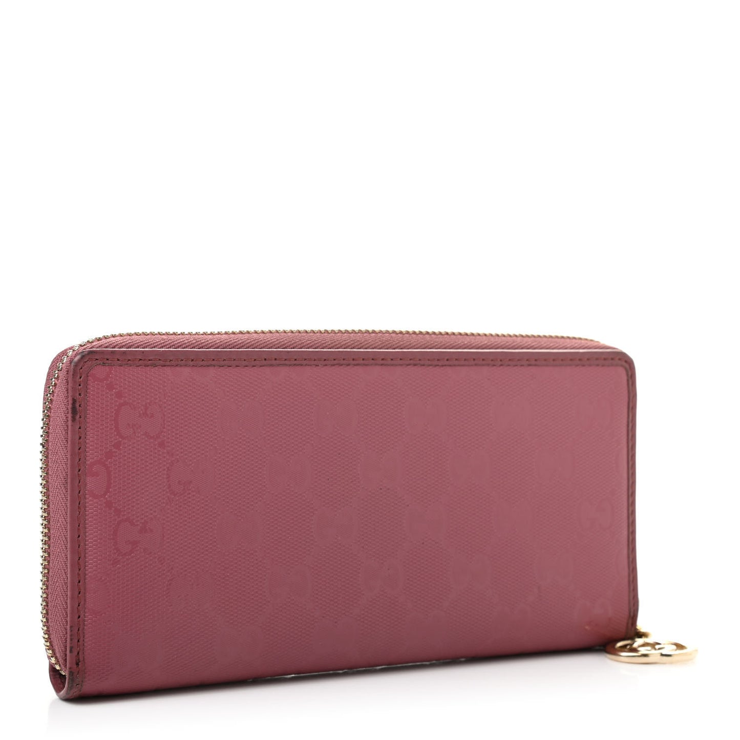 Imprime Monogram GG Pierce Zip Around Wallet Vintage Rose