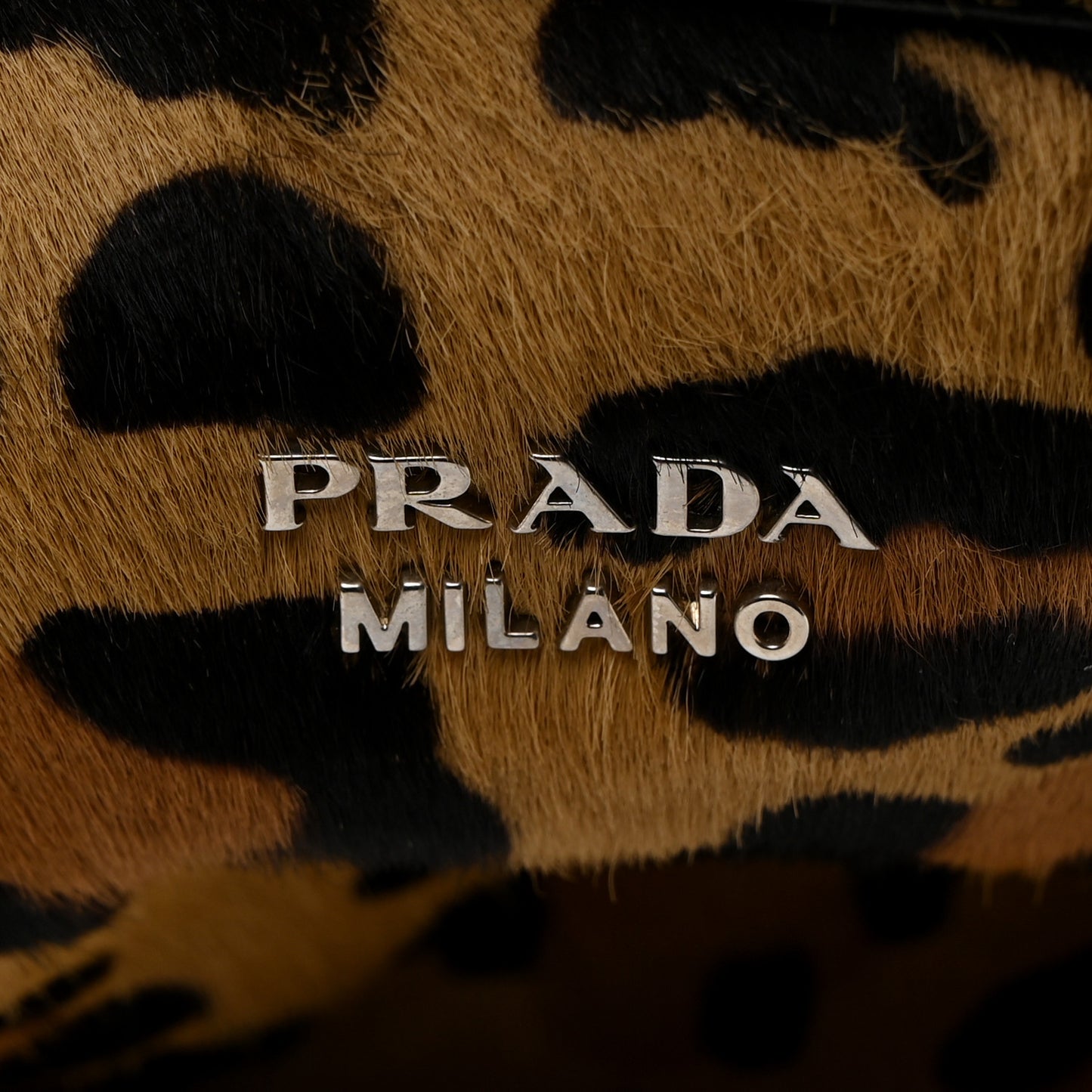 Calf Hair Ostrich Leopard Print Inside Tote