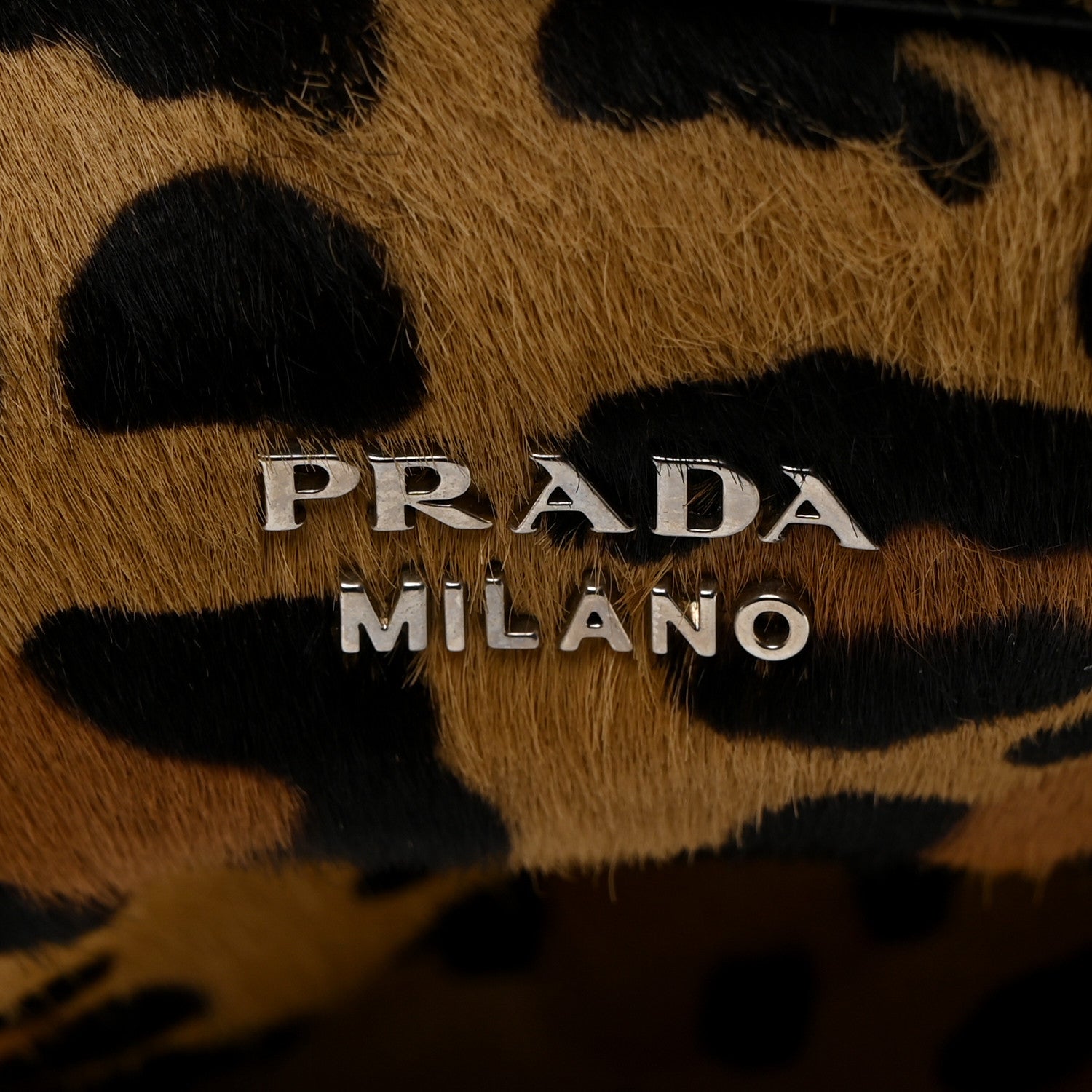 Prada Calf Hair Ostrich Leopard Print Inside Tote 8 of 15