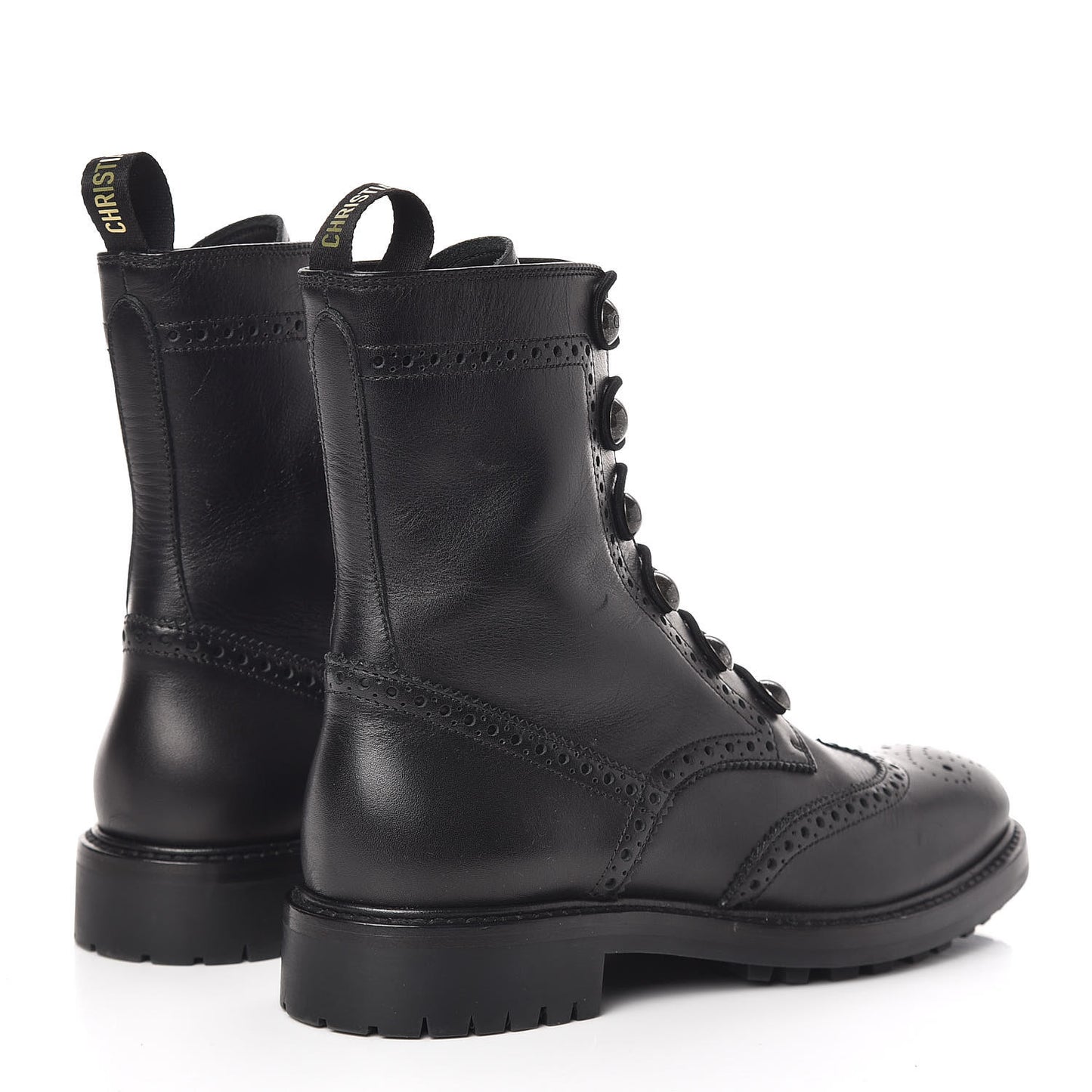 Calfskin Diorunit Low Boot 37 Black