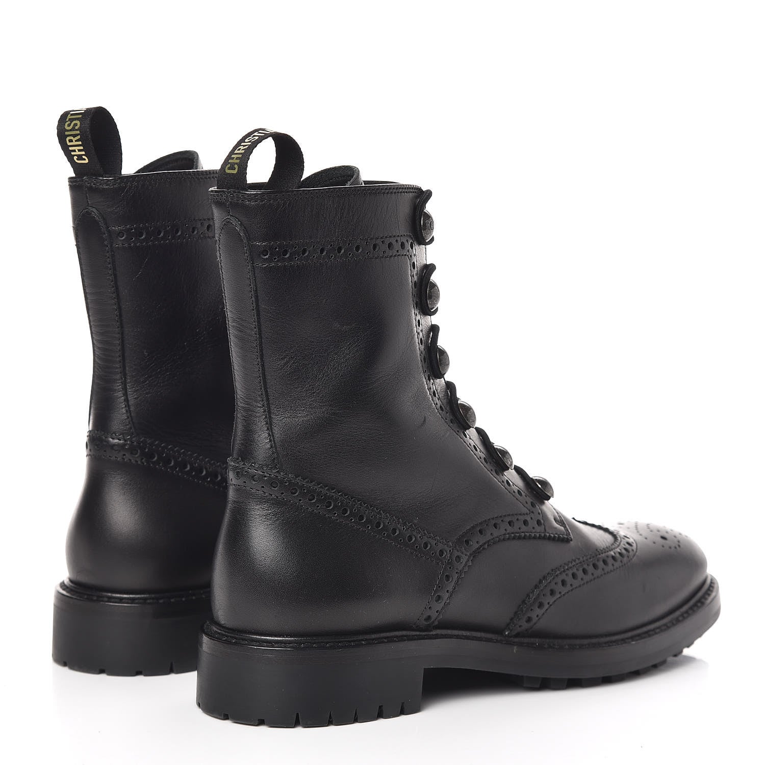 Christian Dior Calfskin Diorunit Low Boot 37 Black 4 of 8