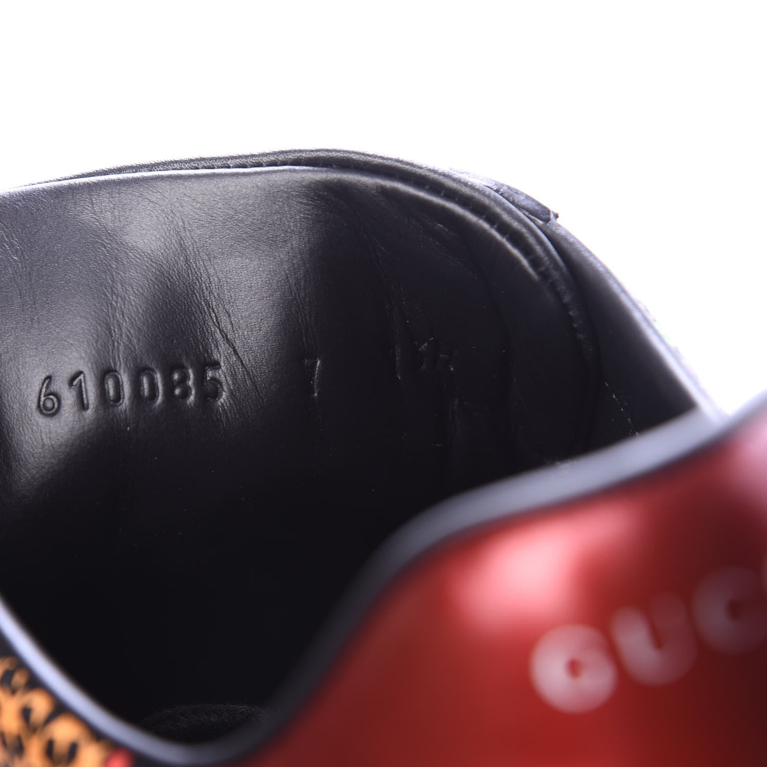Gucci GG Supreme Monogram Psychedelic Mens Ace Sneakers 7 Black Multicolor 8 of 8