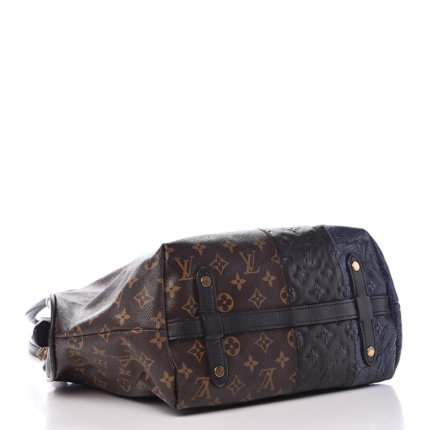Louis Vuitton Monogram Stripes Medium Bag Marine 4 of 17