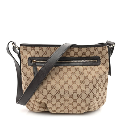 Gucci Monogram Messenger Bag Dark Brown 1 of 11