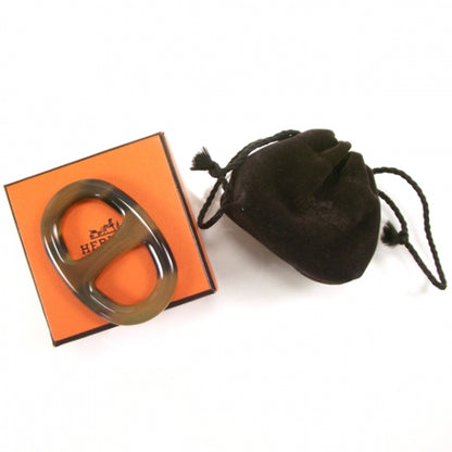 Hermes Horn Chain D Ancre Scarf Ring Honey 2 of 4