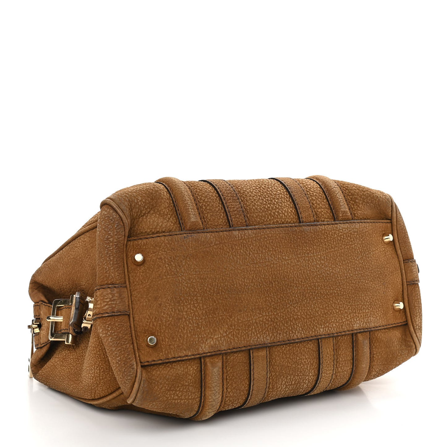 Nubuck Medium Nevinson Bowling Bag Brown