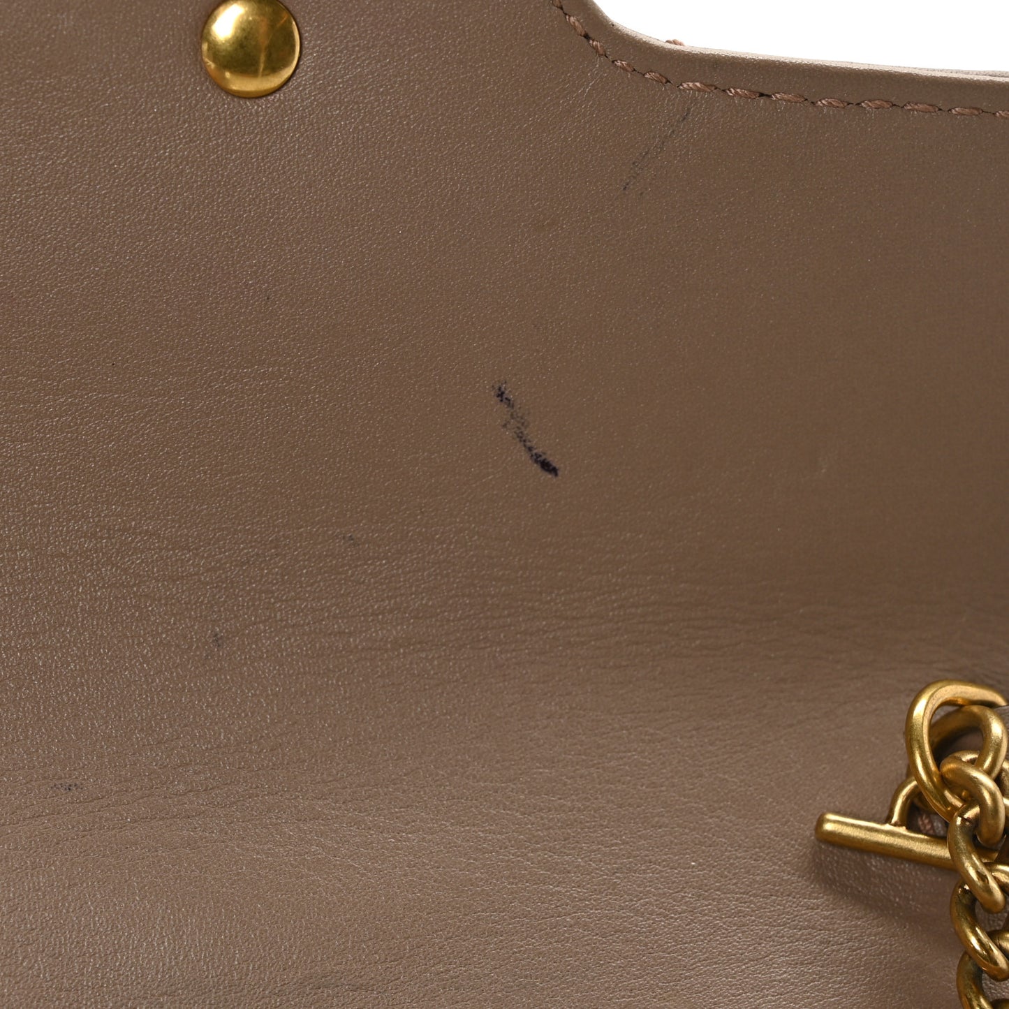 Calfskin Matelasse Super Mini GG Marmont Shoulder Bag Porcelain Rose
