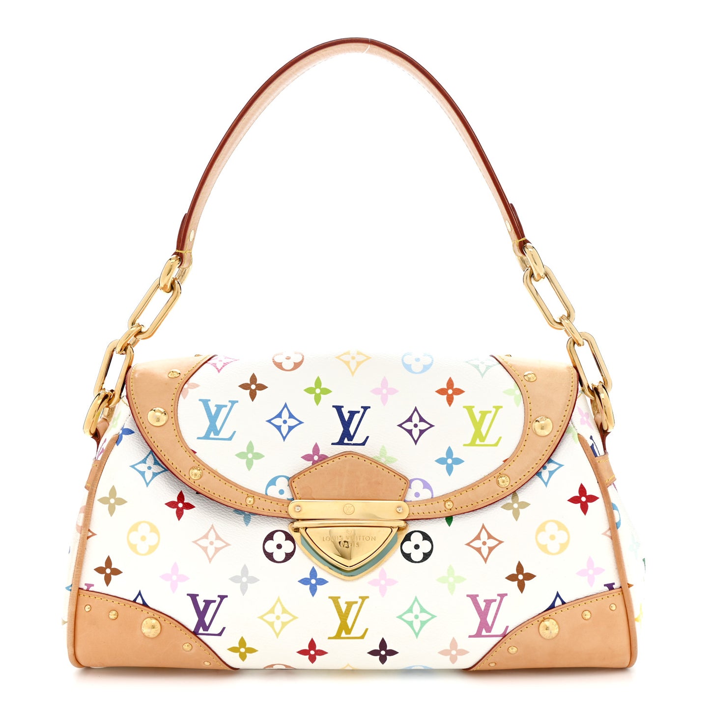Monogram Multicolor Beverly MM White