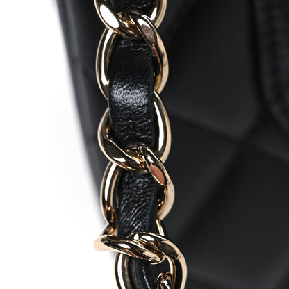 Chanel Lambskin Quilted Mini Trendy CC Dual Handle Flap Bag Black 11 of 12